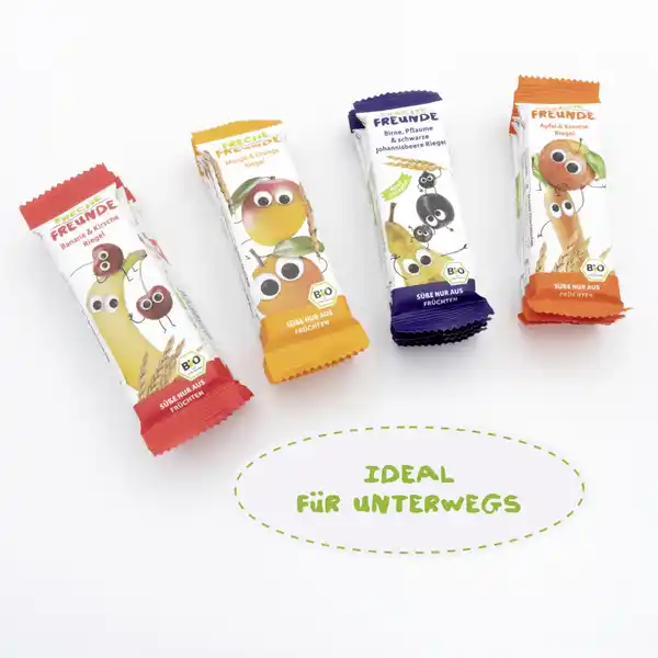 Bio Frecher Riegel Birne, Pflaume & schwarze Johannisbeere