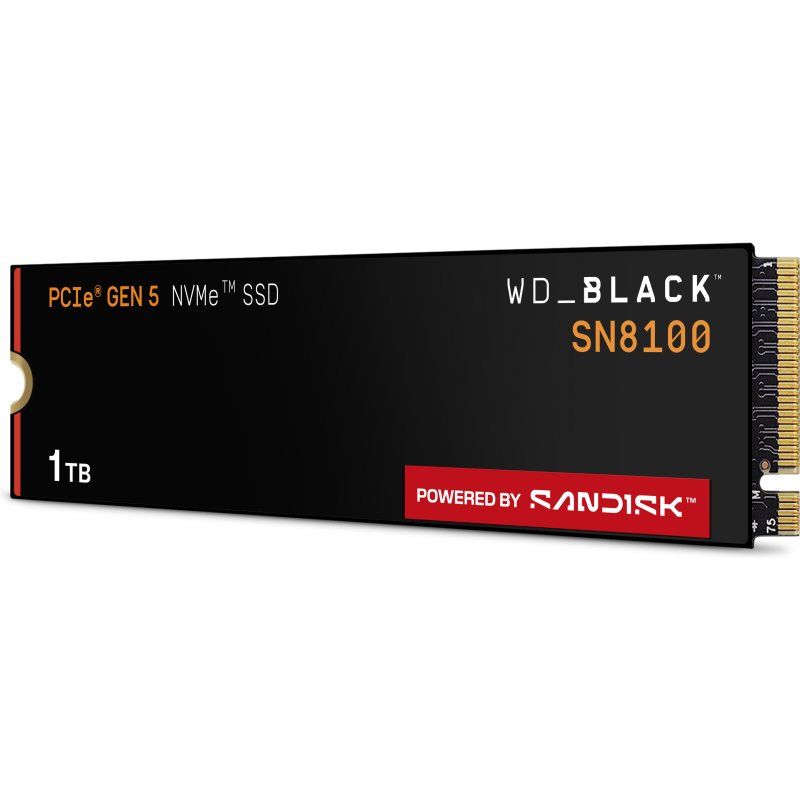 Western Digital Black WD_BLACK SN8100 NVMe 1 To M.2 PCI Express 5.0 TLC 3D NAND