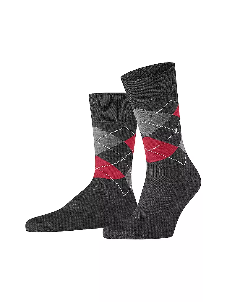 BURLINGTON Herren Socken 40-46 MANCHESTER anthracite melange grau