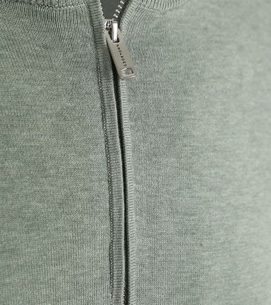 Profuomo Half Zip Pullover Luxury Basic Groen PPWJ10007E-Z kopen