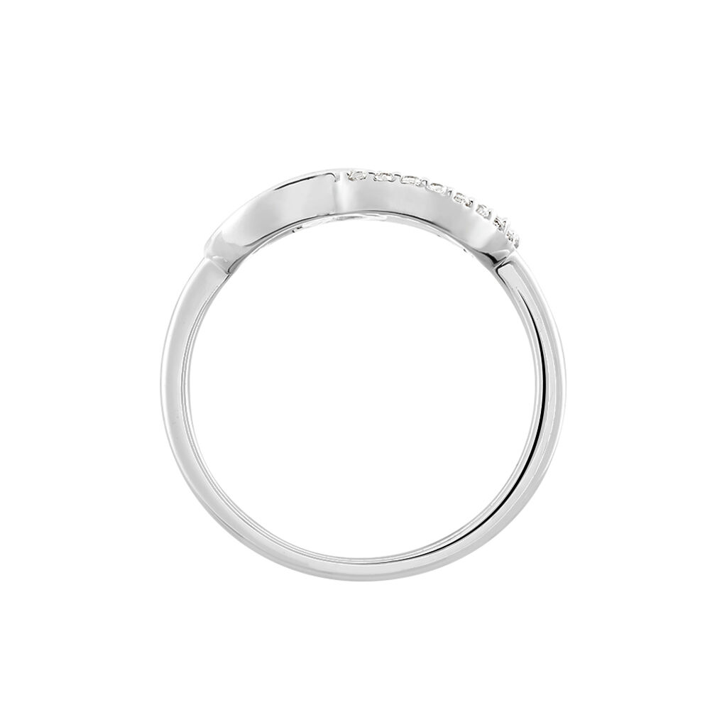 Bague Isabel Argent Blanc Oxyde De Zirconium