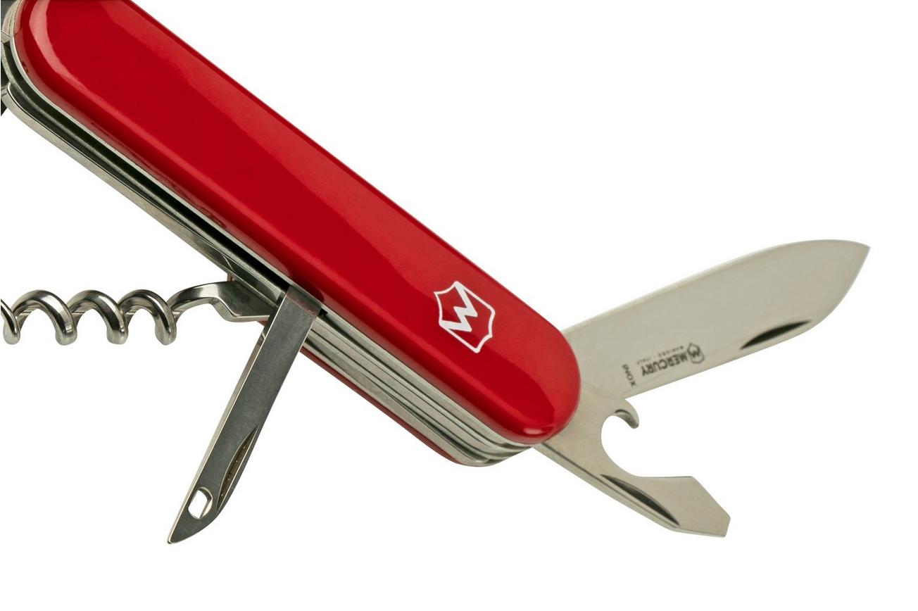 Mercury Multi-Tool Knife 913-7MC Red, 7 functies, zakmes