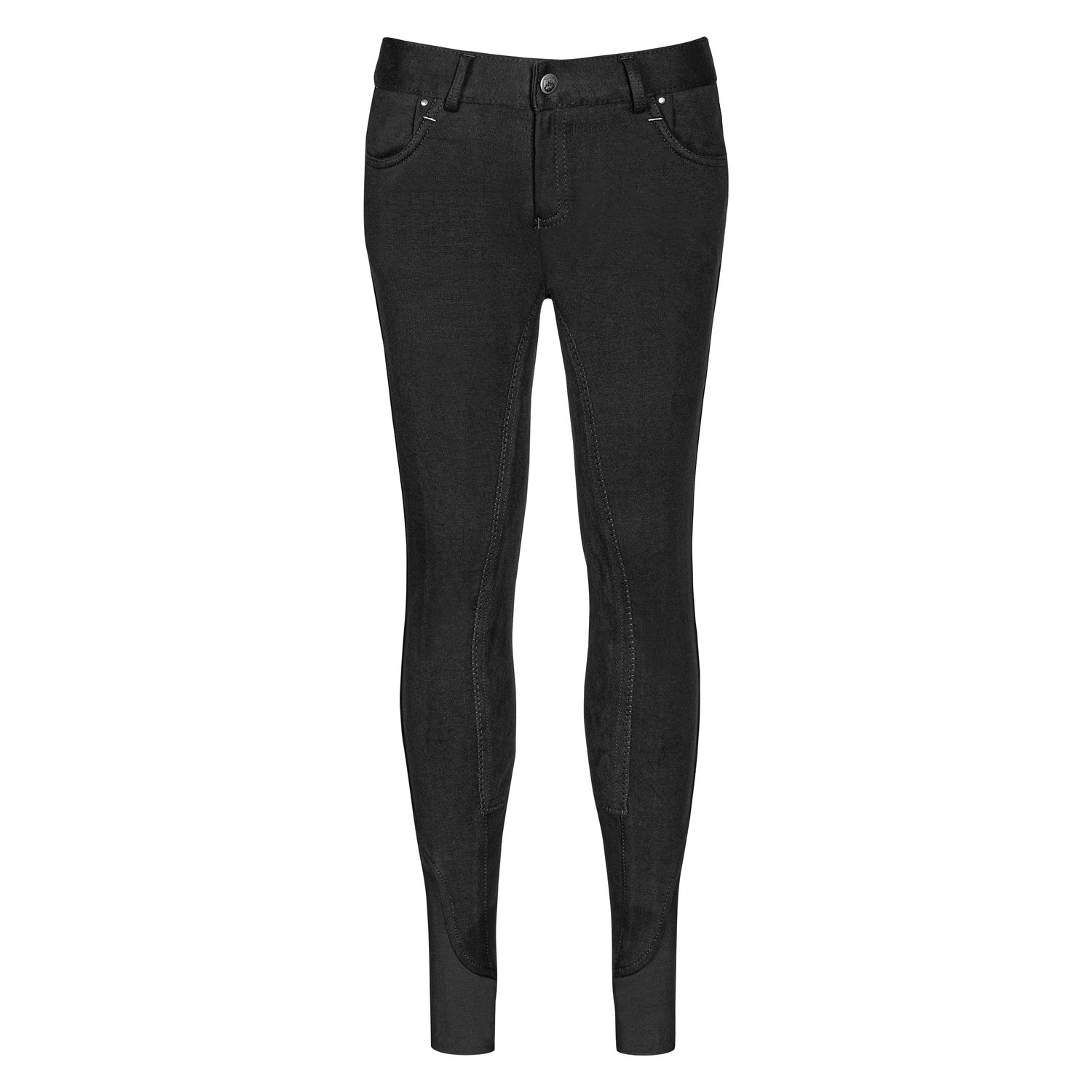 black forest kids Gesäßeinsatz-Reithose Genua Bio - schwarz