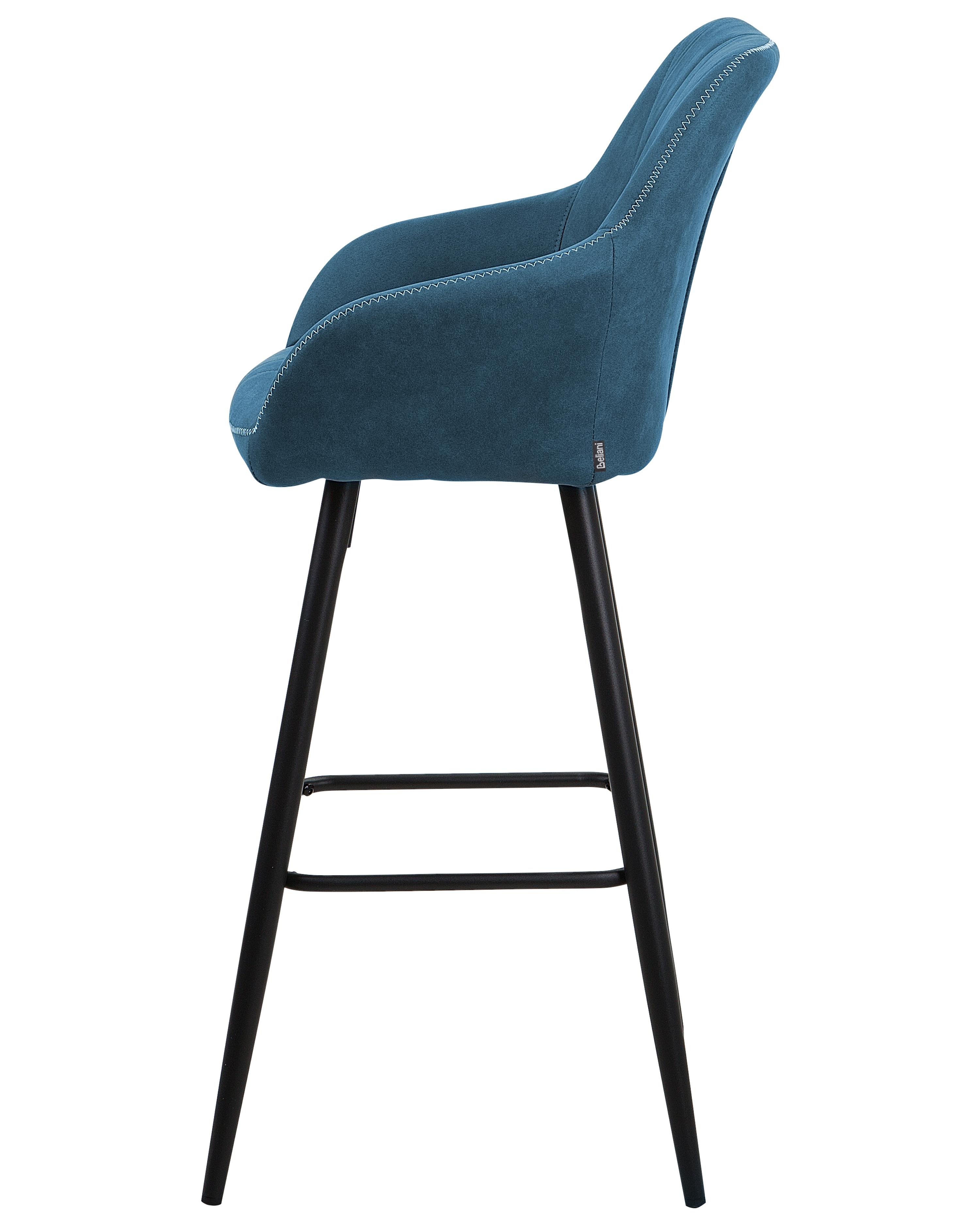 Set van 2 barstoelen DARIEN Zeeblauw