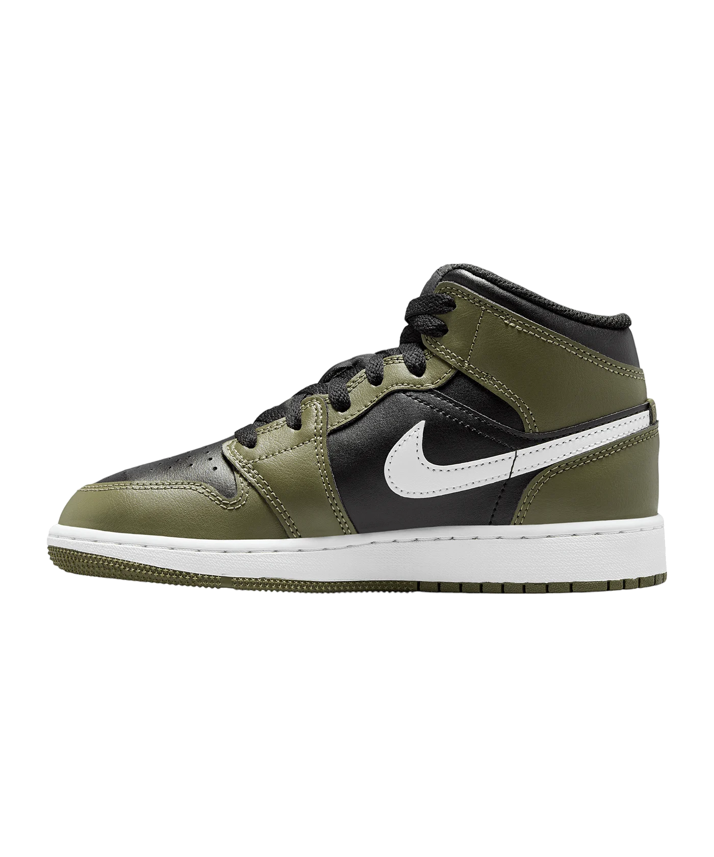 Jordan Air 1 Mid (GS) Sneaker Kids Schwarz F092