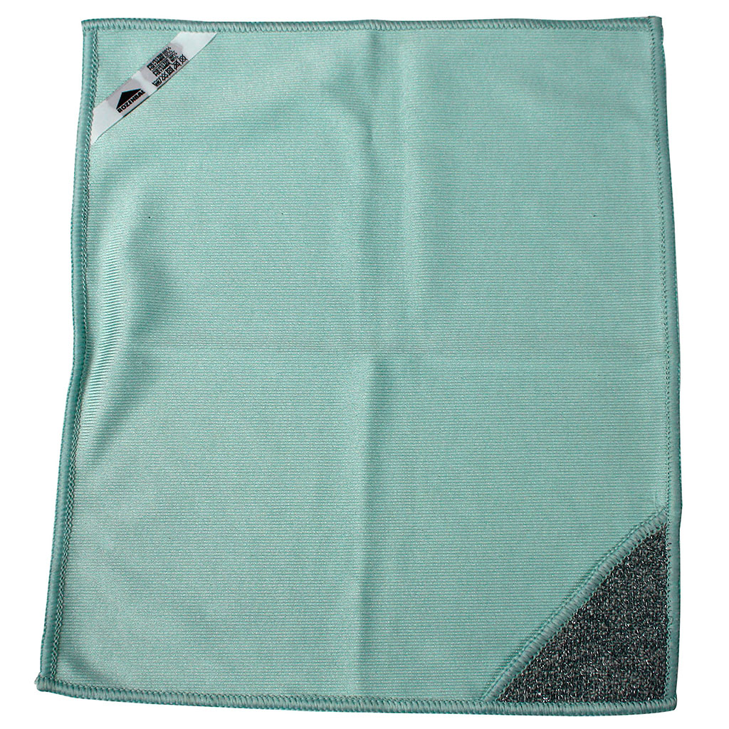 Microfibre spécial vitres avec coin grattant 30x35cm