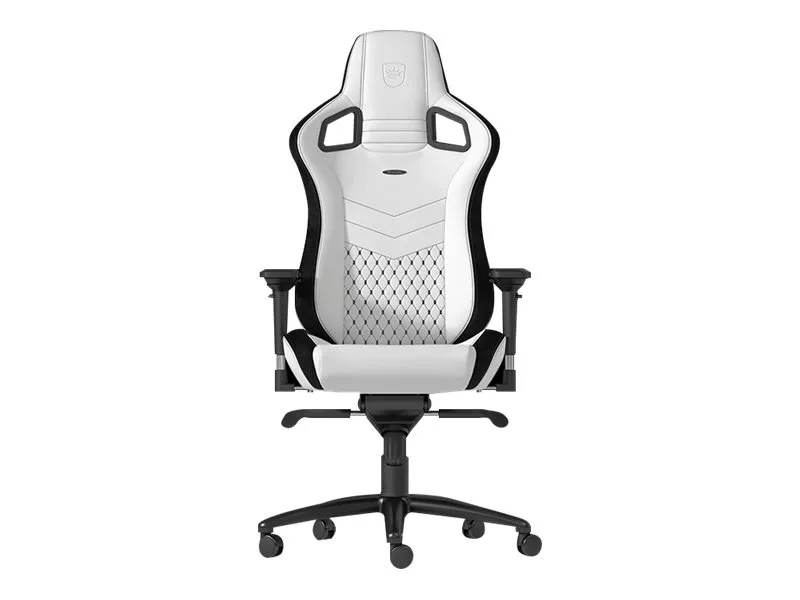 noblechairs Epic, Polstret sæde, Polstret ryglæn, Sort, Hvid