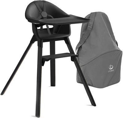 Stokke Clikk™ Høystol inkl. Oppbevaringsveske, Midnight Black