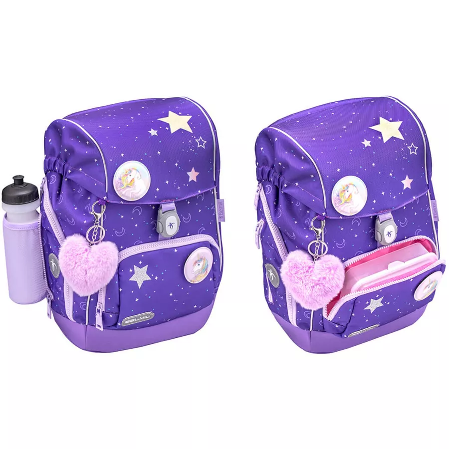 Belmil Schulranzen Premium Comfy Plus Set 5-teilig Dahlia