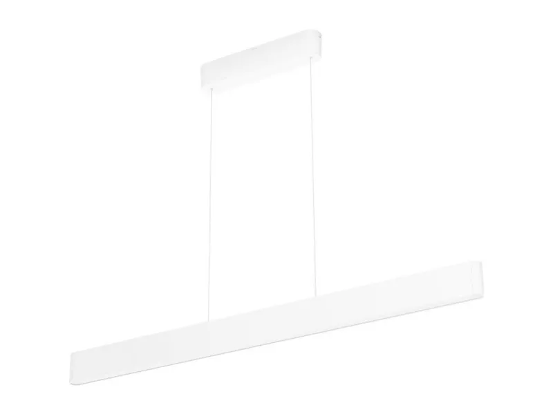 Philips Hue White and Color Ambiance Ensis - Vedhængslampe - LED x 2 - 79 W (tilsvarende 175 W) - klasse G - 16 millioner farver/varmt til køligt hvidt lys - 2000-6500 K - hvid
