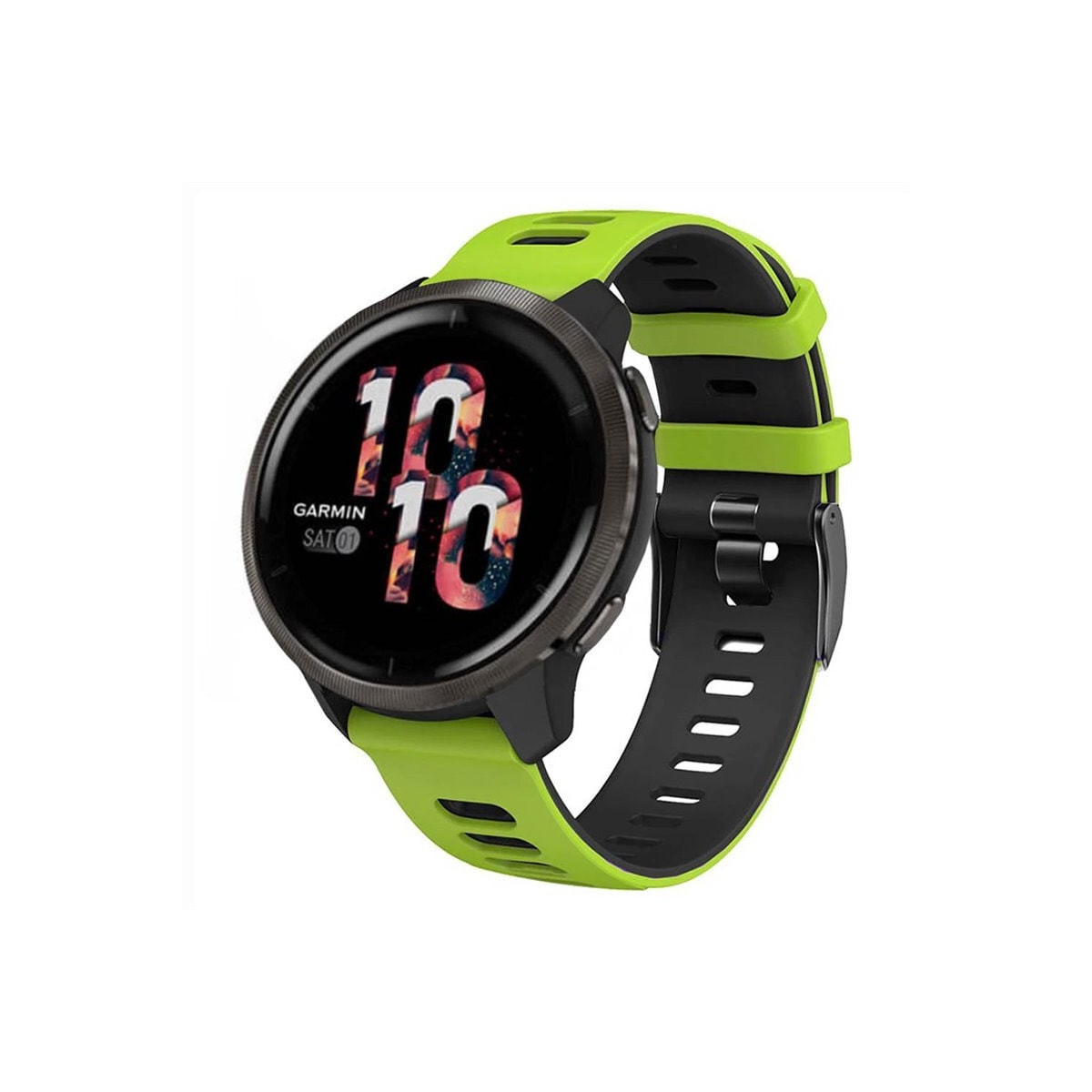 Twin Sport armbånd Garmin Venu - Kalk/svart