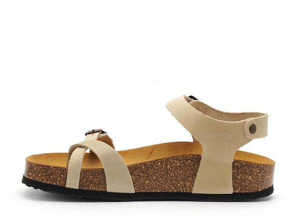 Plakton nu pieds plats femme cp zomba beige