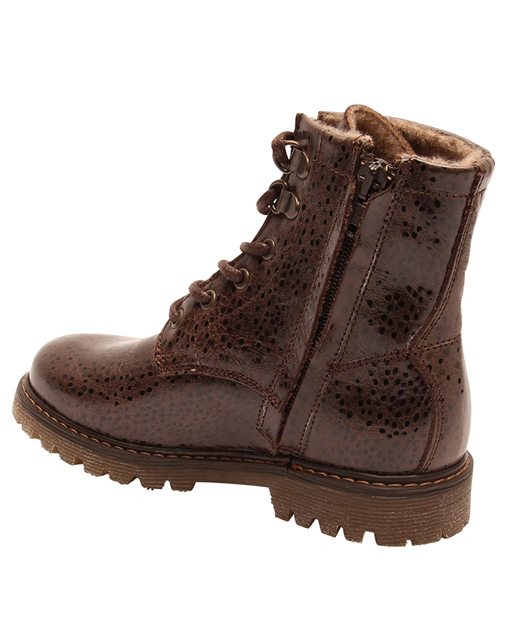 Schnür-Boots DAWN TEX gefüttert in braun