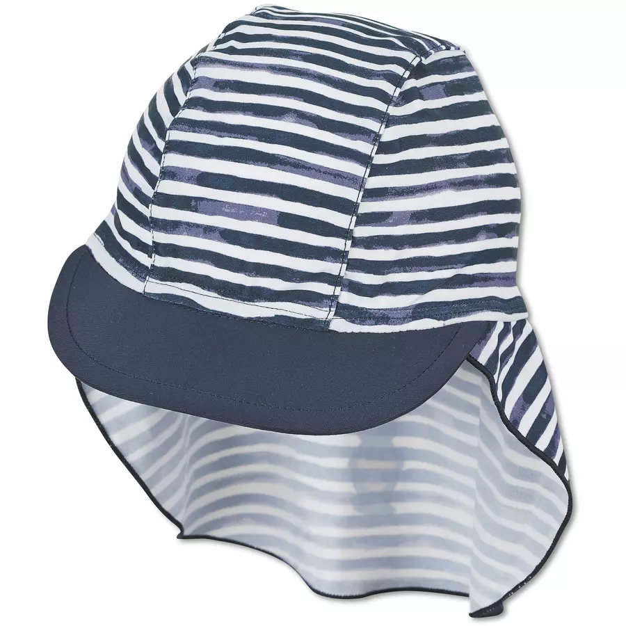 Sterntaler Schirmmütze mit Nackenschutz Schildkröte marine