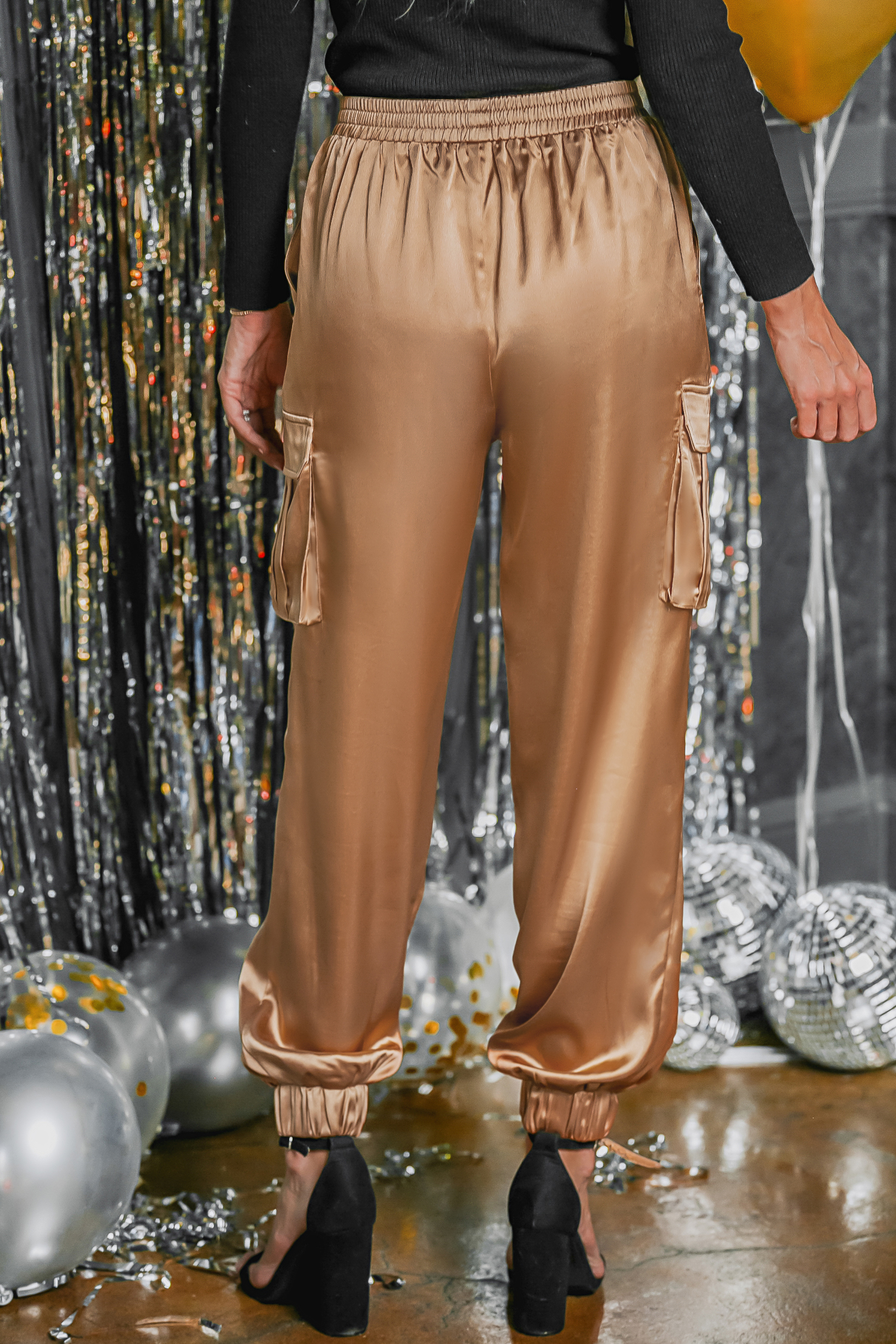 Pantalon trapèze à poches