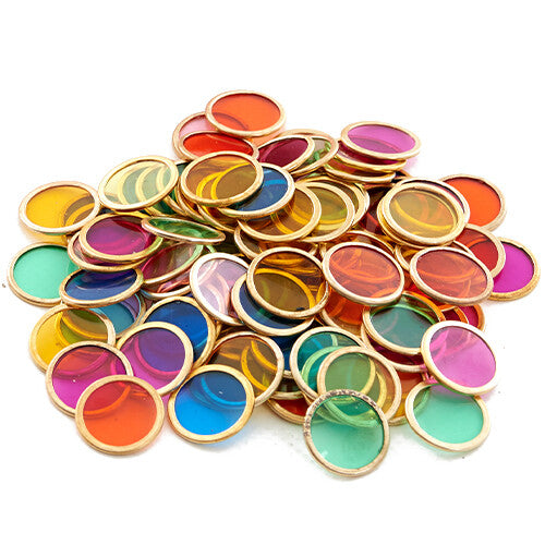 Shaw magnets sorteerschijfjes met metalen rand - 100st