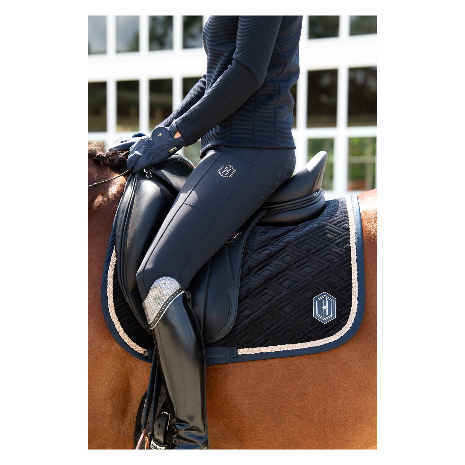 ESKADRON Heritage Schabracke Velvet Emblem - navy