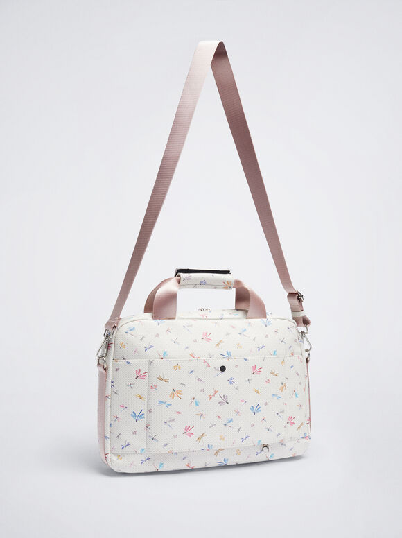 Pasta para laptop estampada para laptops de 13 polegadas - Rosa