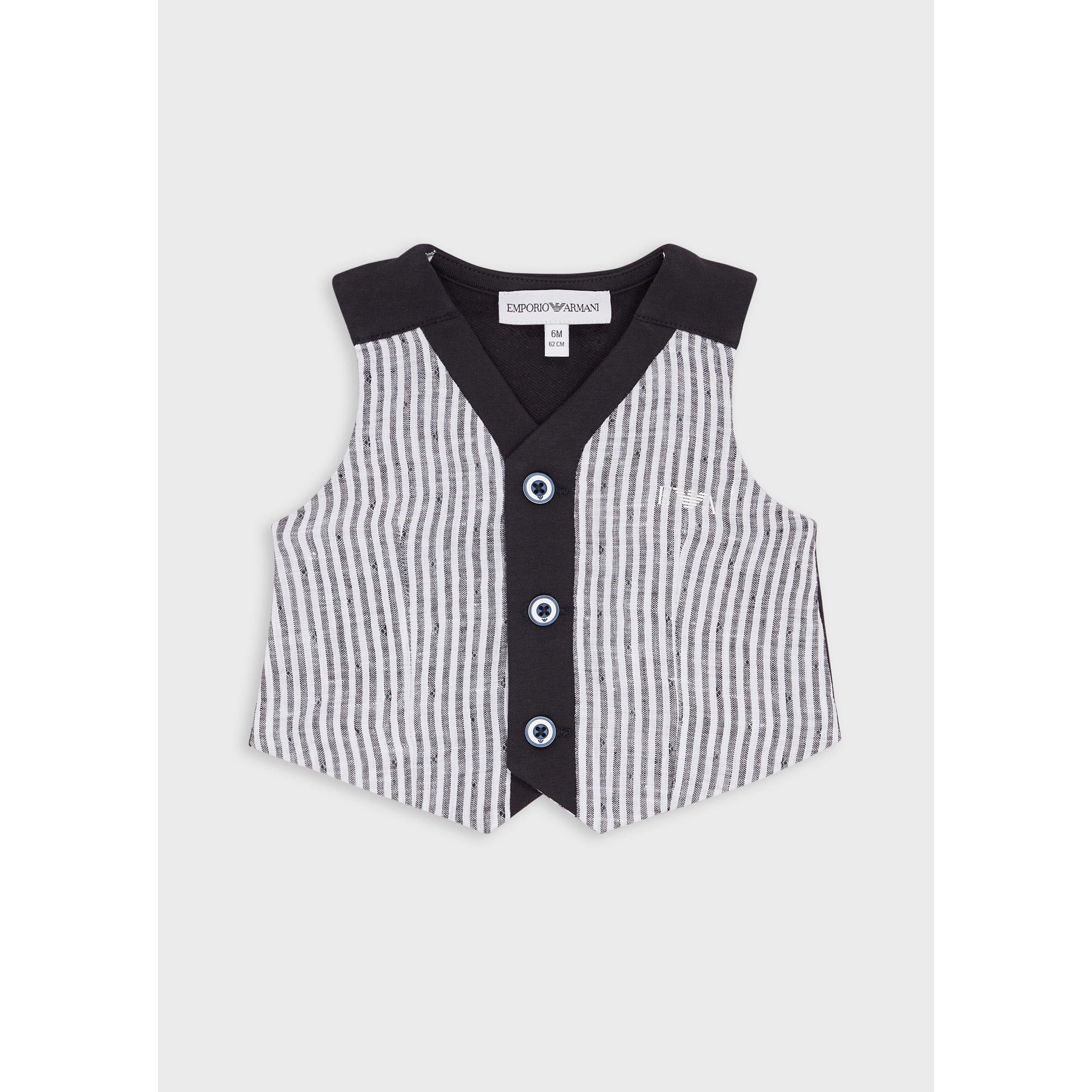 Emporio Armani Stripe Vest Babies