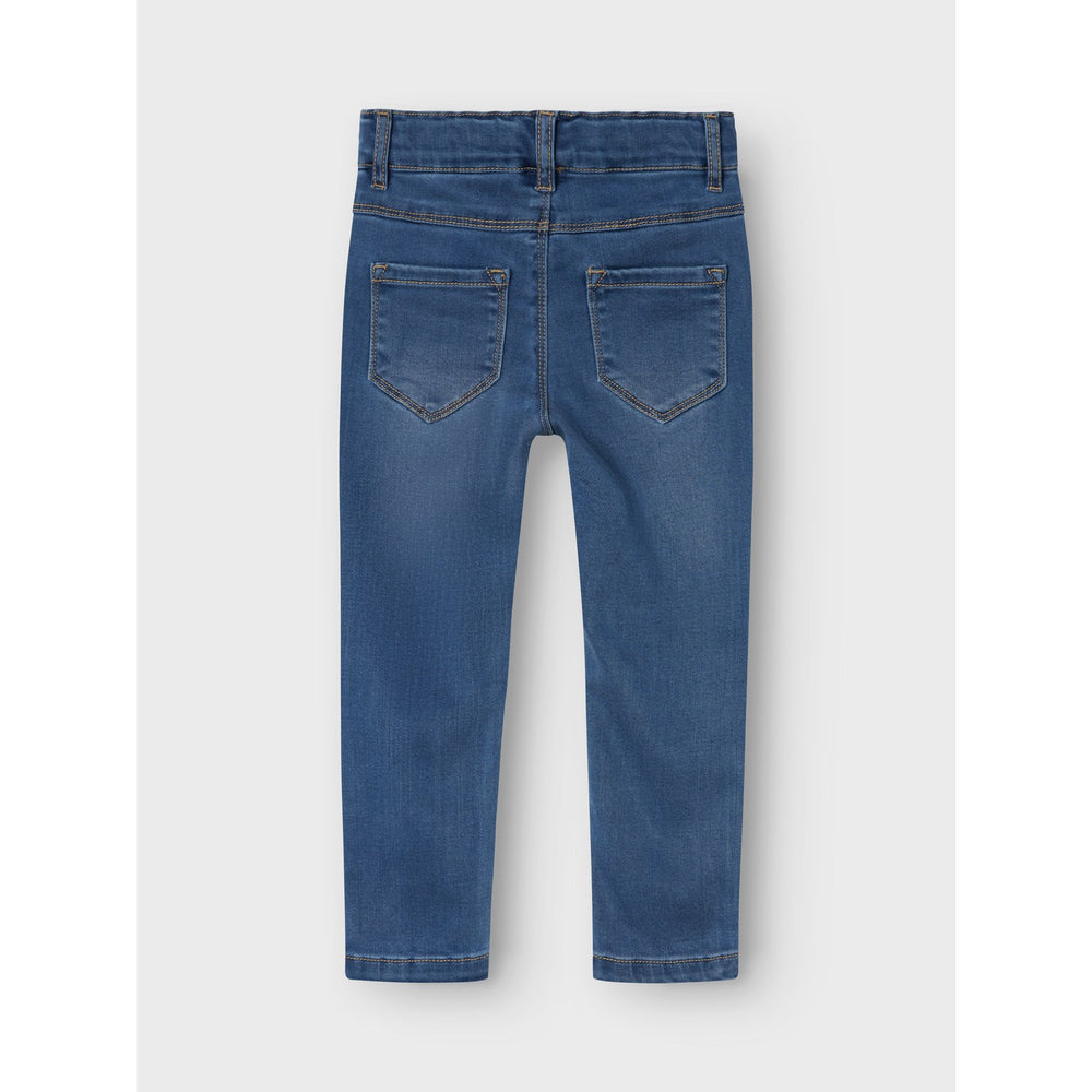 Køb Name It Medium Blue Denim Salli Slim Denim Leggings Noos
