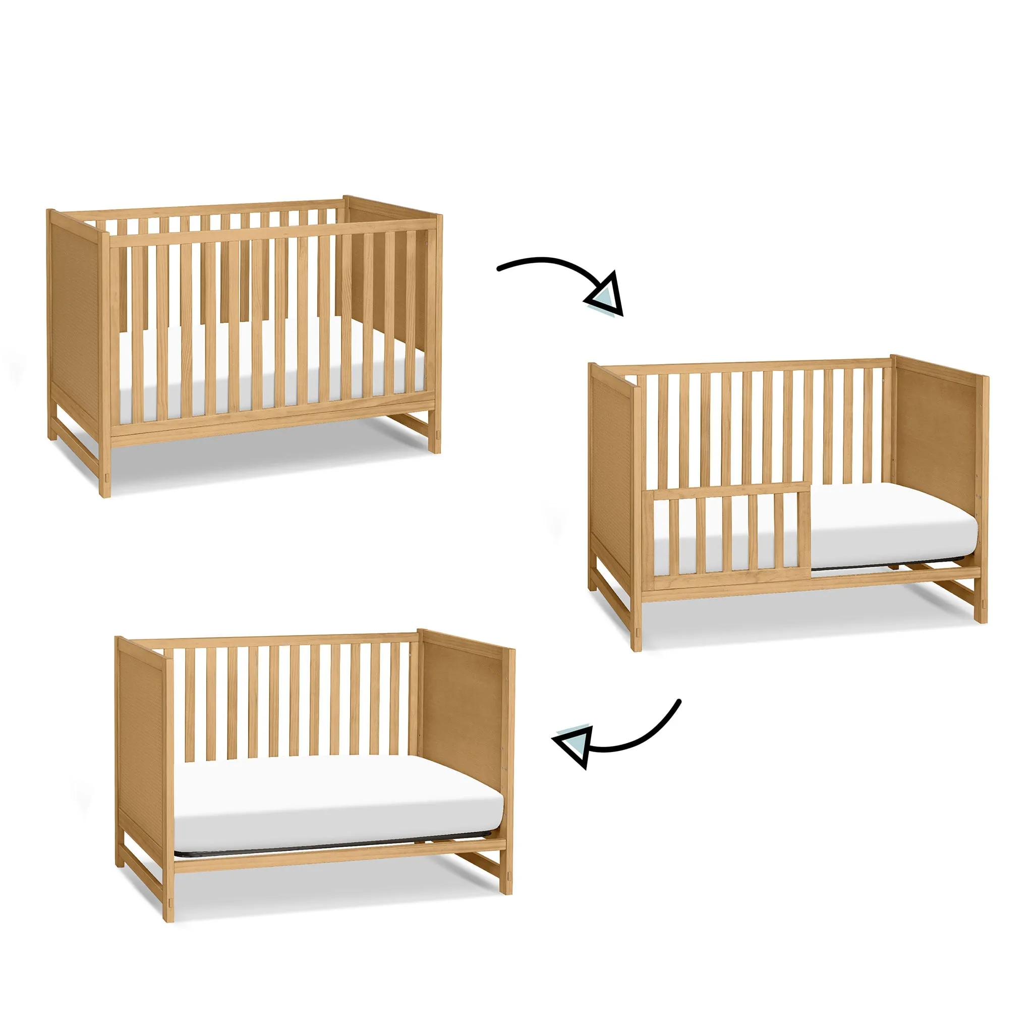 DaVinci Couchette Convertible 3-en-1 Margot - Miel