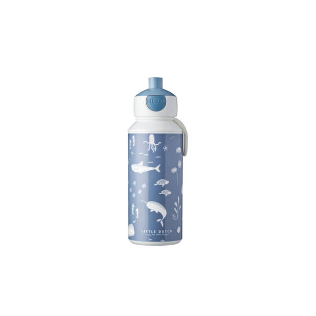 Mepal Drinkfles pop-up Campus 400 ml Little Dutch - Ocean