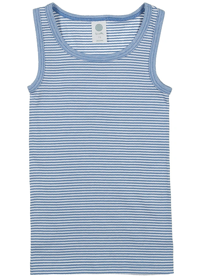 Unterhemd COMFY 2er-Pack in weiß/hellblau
