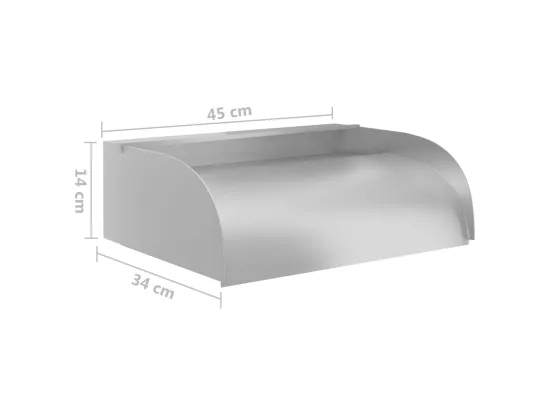 Cascade avec LED 45x34x14 Acier inoxydable 304