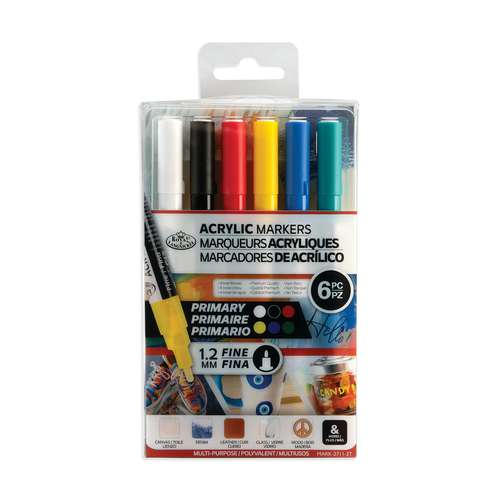 Royal & Langnickel® ACRYLIC MARKER – 6er Set