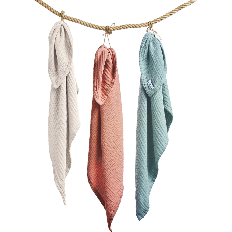 Nordic Coast Company Musselindecke jade 80 x 80 cm