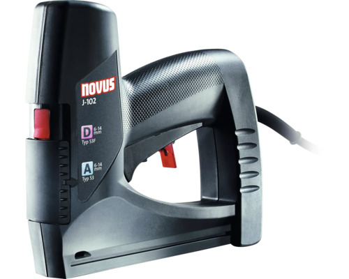 Novus J-102 DA elektrische nietmachine voor dunne draad en platte draad nietjes tot 14 mm