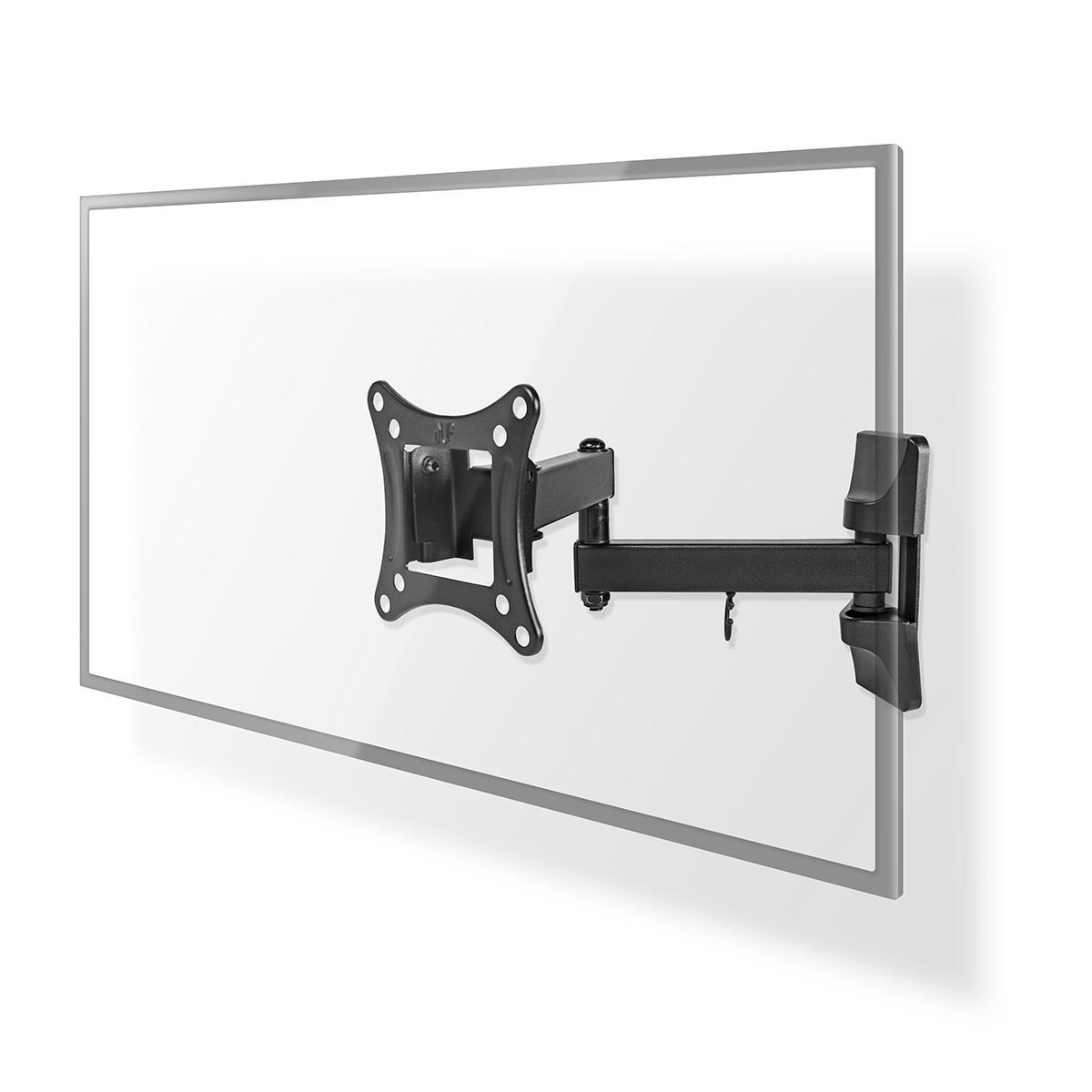 Nedis TVWM1510BK draai- en kantelbare TV-muurbeugel