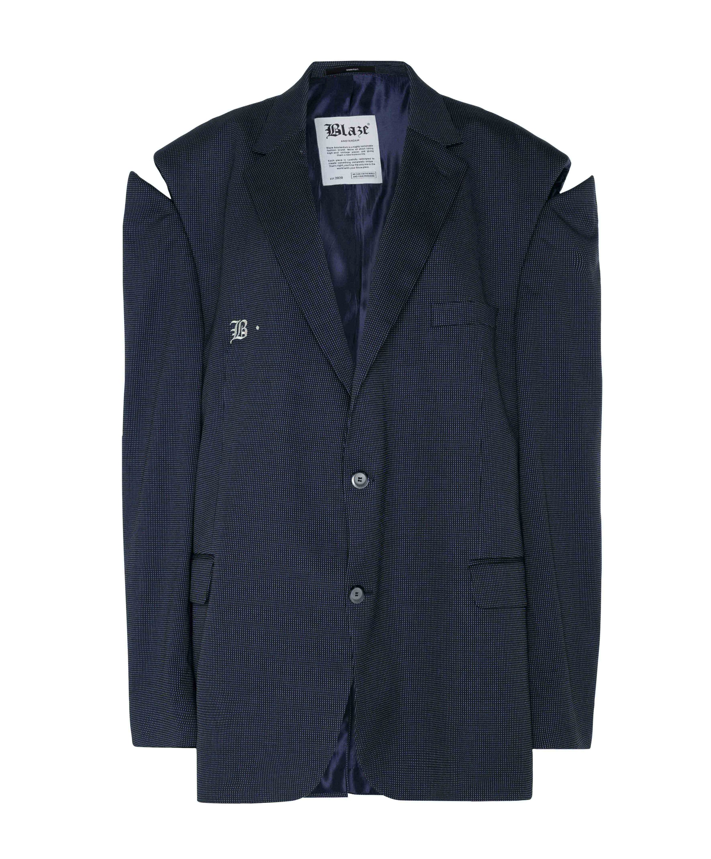 Blaze Amsterdam Dames blazer blauw