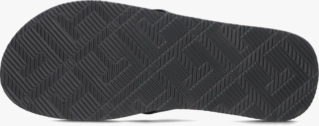 TOMMY HILFIGER zwarte tommy hilfiger teenslippers comfortable padded beach