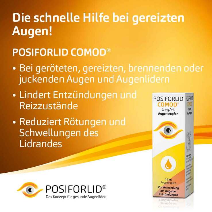 POSIFORLID COMOD® Augentropfen, 10 ml