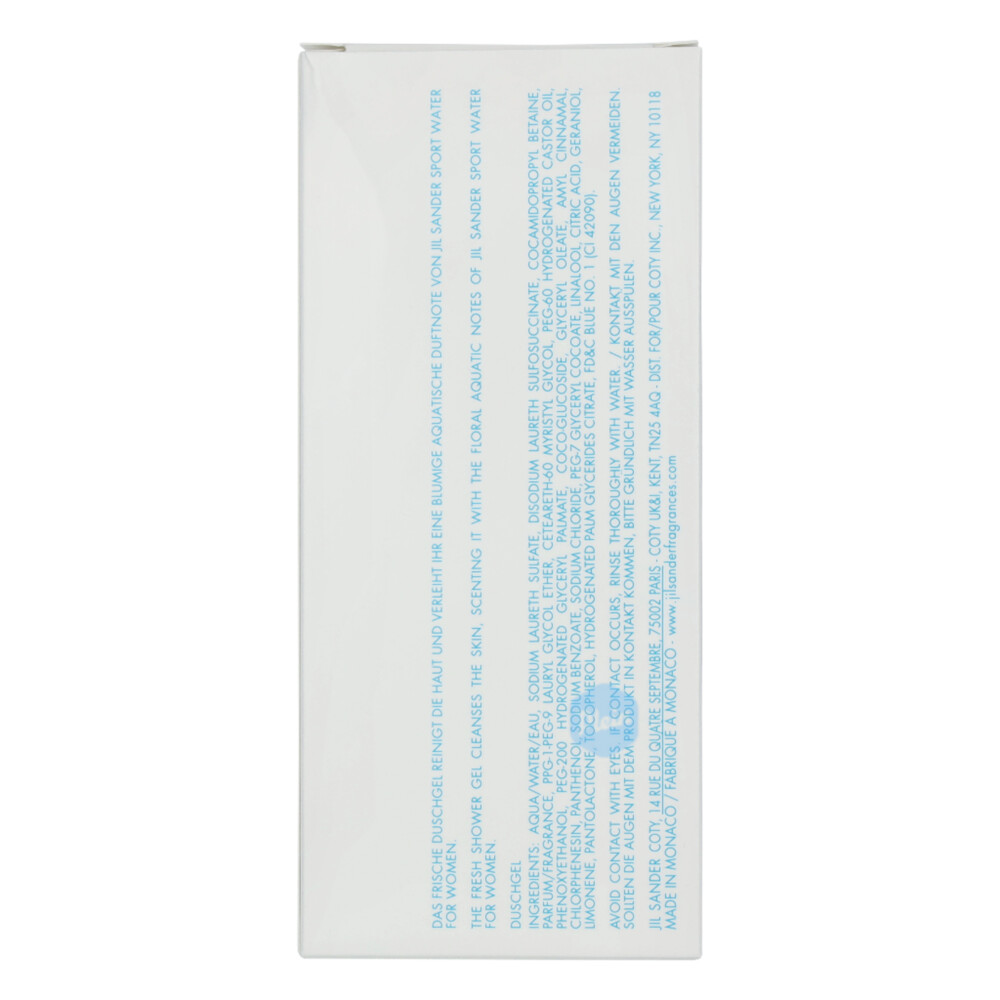 Jil Sander Sport Water for Woman Douchegel150 ml