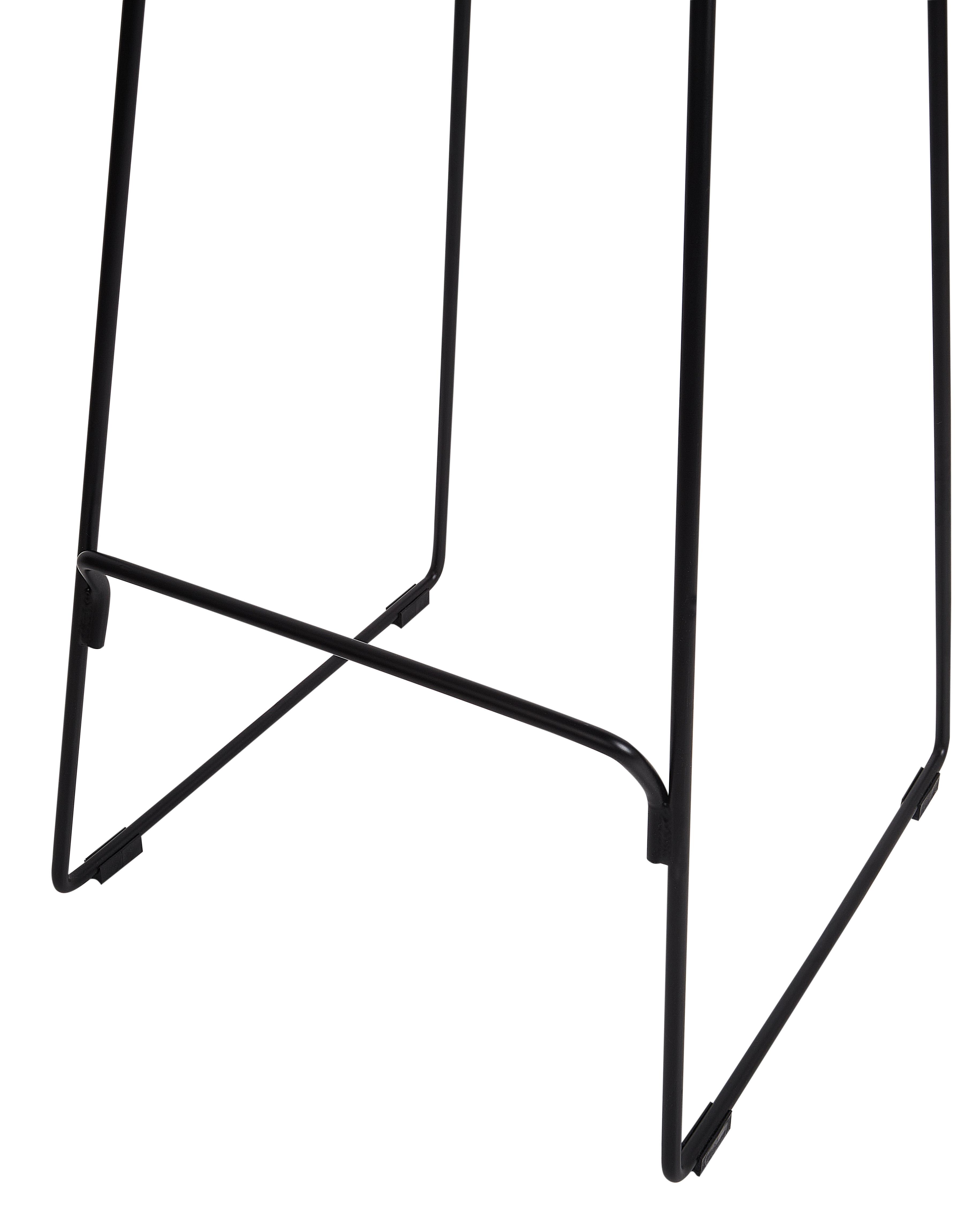 Set van 2 barstoelen PENSACOLA Metaal Zwart