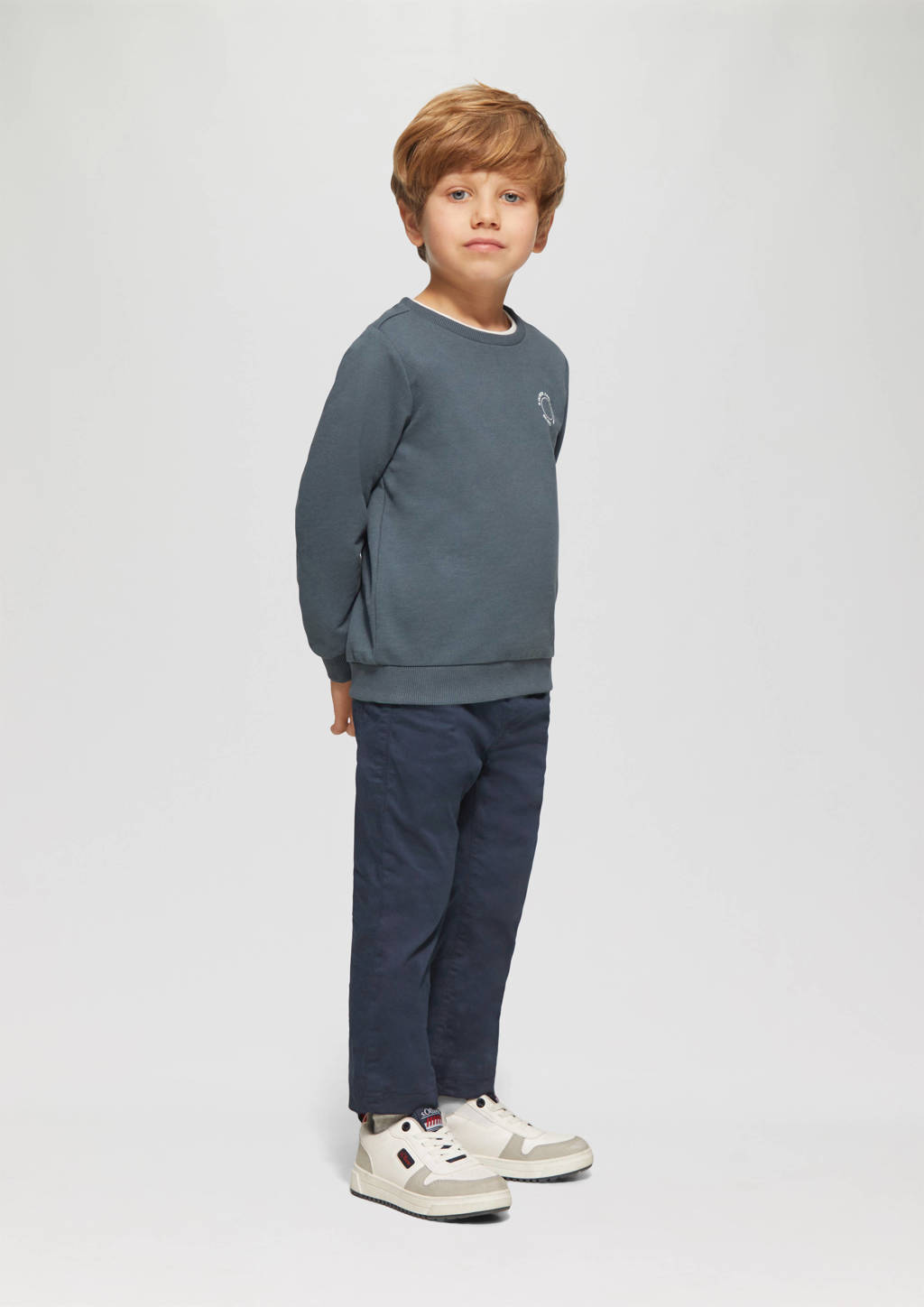 s.Oliver casual broek blauw