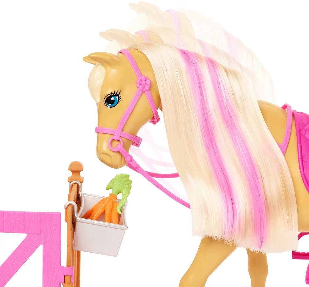 BARBIE COFFRET TOILETTAGE DES CHEVAUX