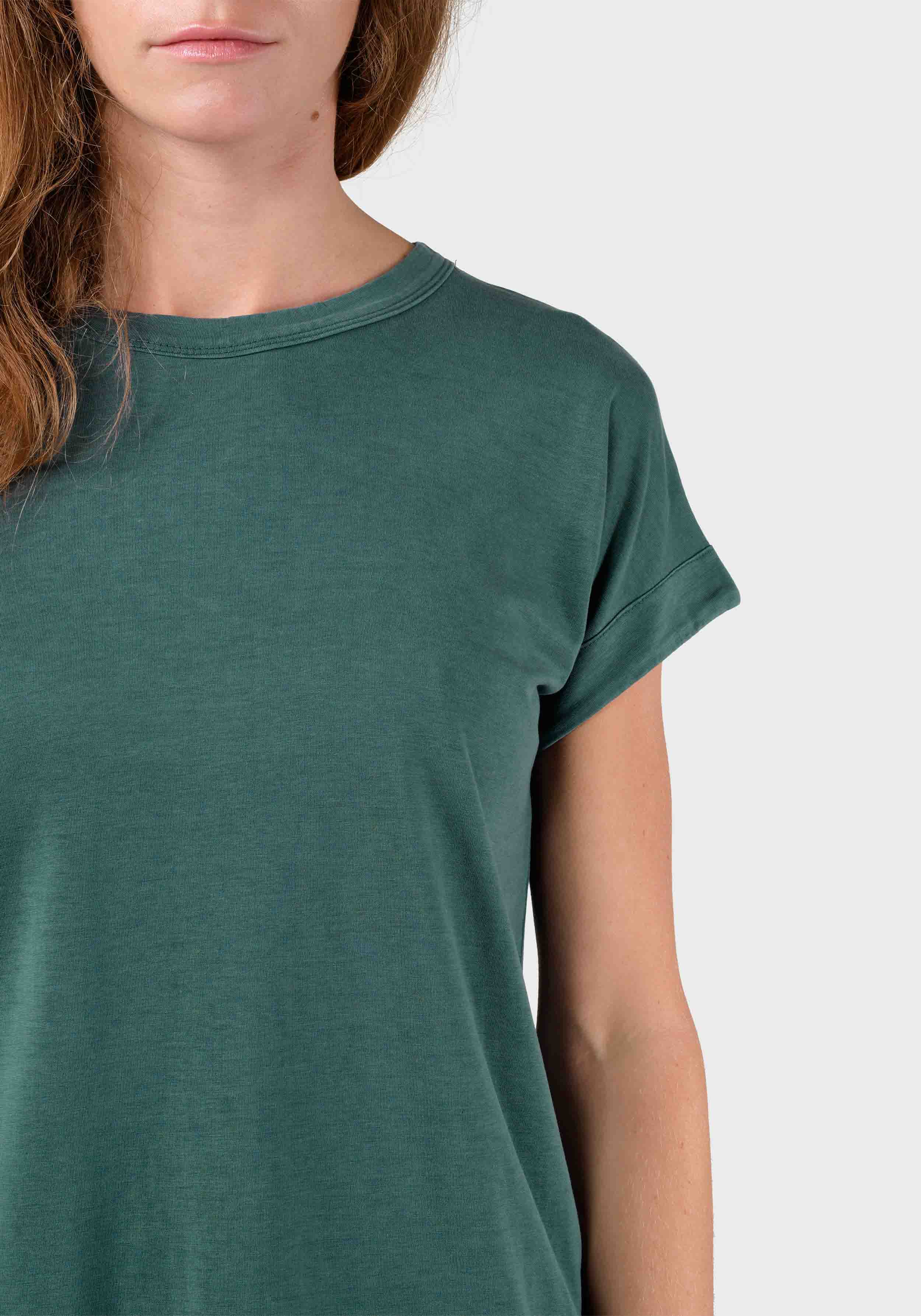 Klitmøller Collective T-Shirt Sigrid Tee Moss Green