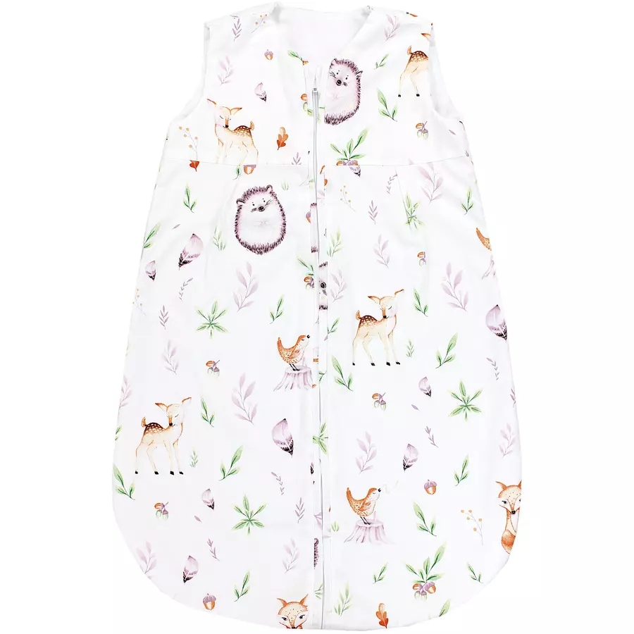 TupTam Baby Sommer Schlafsack Ärmellos Unwattiert grünbeige