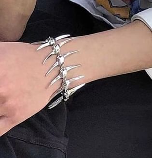 Lilafey - Visgraat Legering Armband
