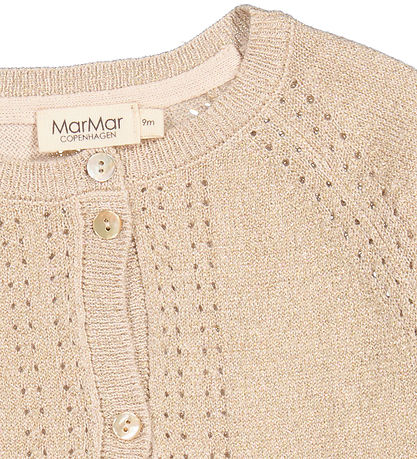MarMar Cardigan - Strick - Tillie - Gold m. Glitter