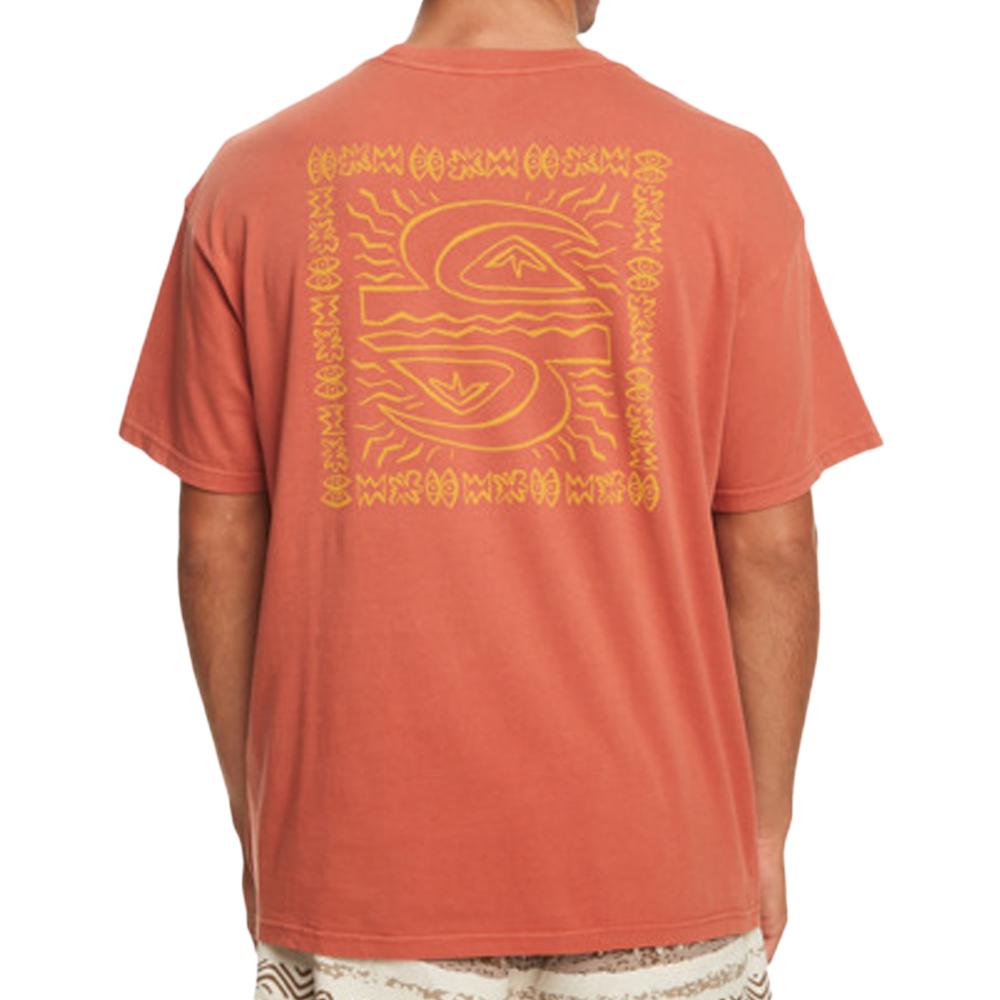 Quiksilver T-shirt Orange Homme Quiksilver Natural