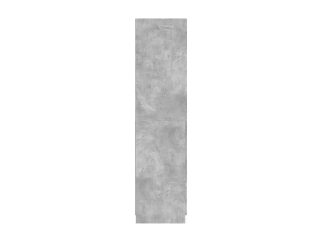 Garde-robe Gris béton 90x52x200 cm Bois d’ingénierie