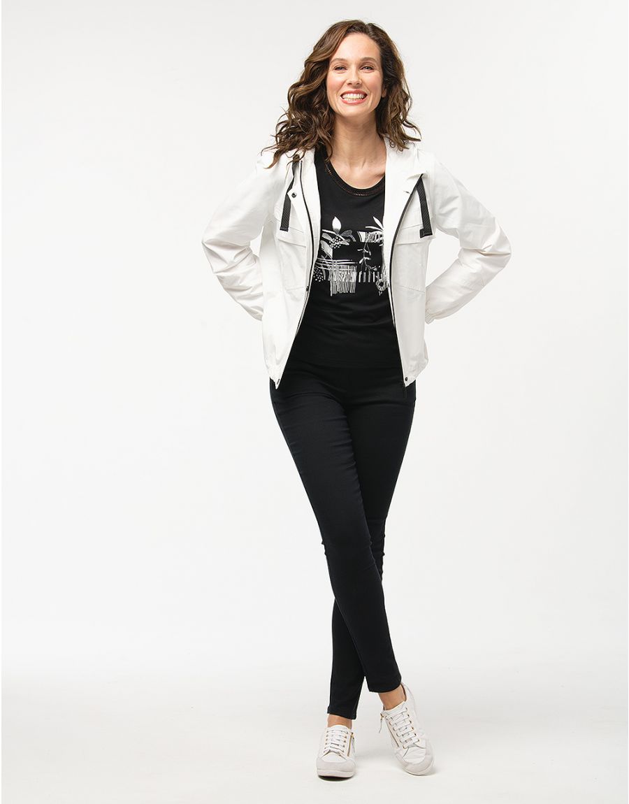 T-shirt noir imprimé