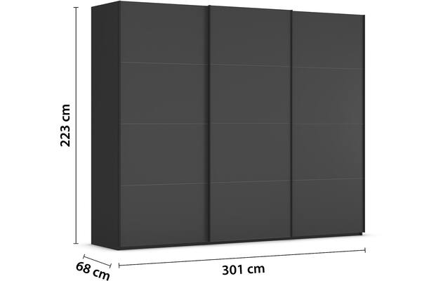 Kledingkast Finca Mat Glas