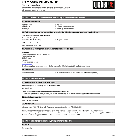 Weber® grillrens - Q og Pulse - 300 ml