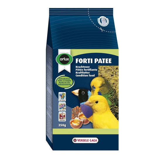 Pâtée fortifiant pour canaris, perruches et oiseaux exotiques - 250 g