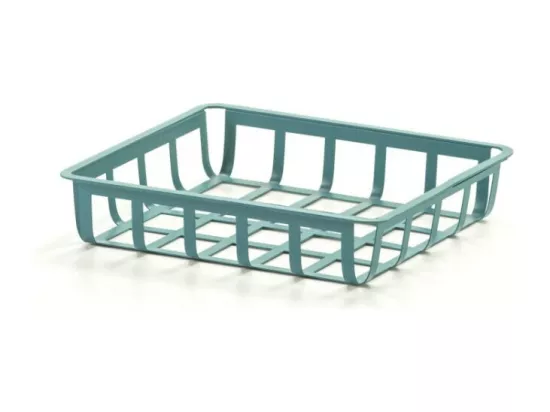 Panier de rangement et décoratif en métal, petit, ZESTA